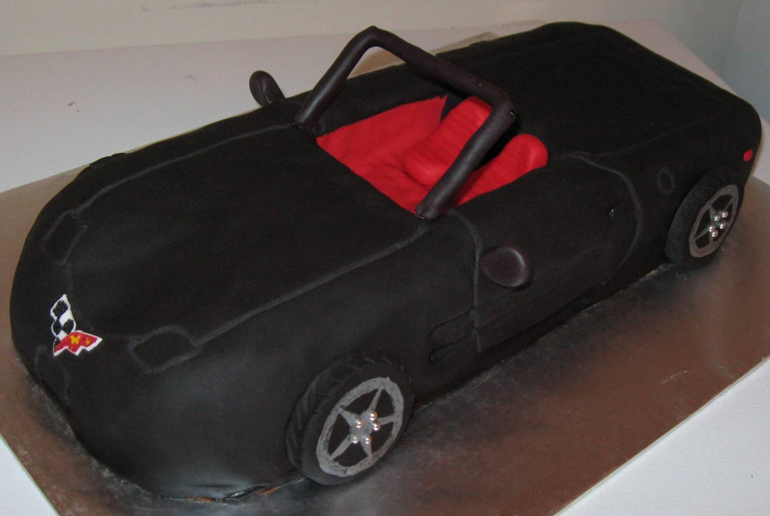 Corvette — handmade cakes, 3D theme