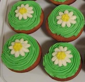 Daisies — handmade cupcakes
