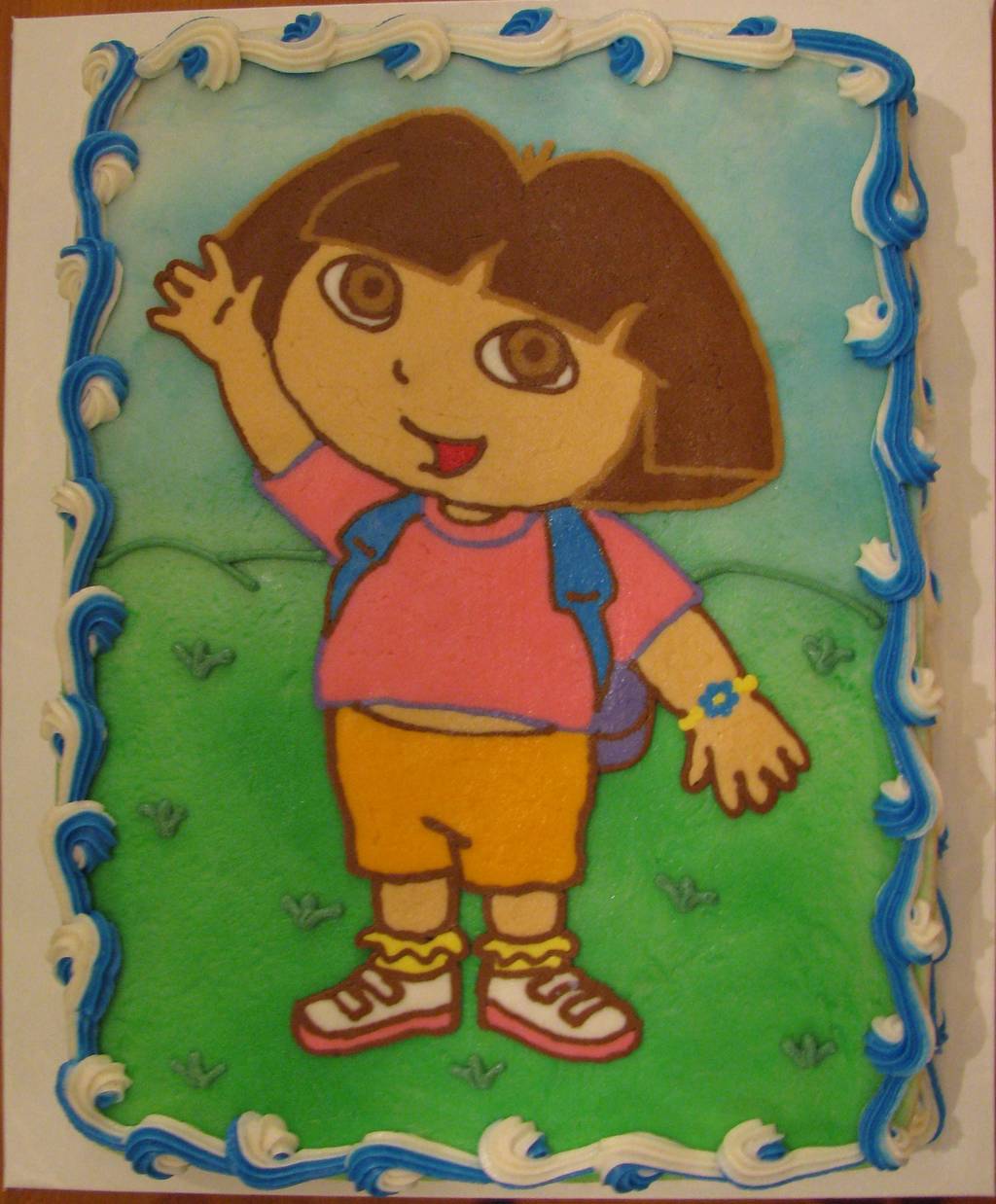 Dora Backpack — handmade cakes, birthday theme
