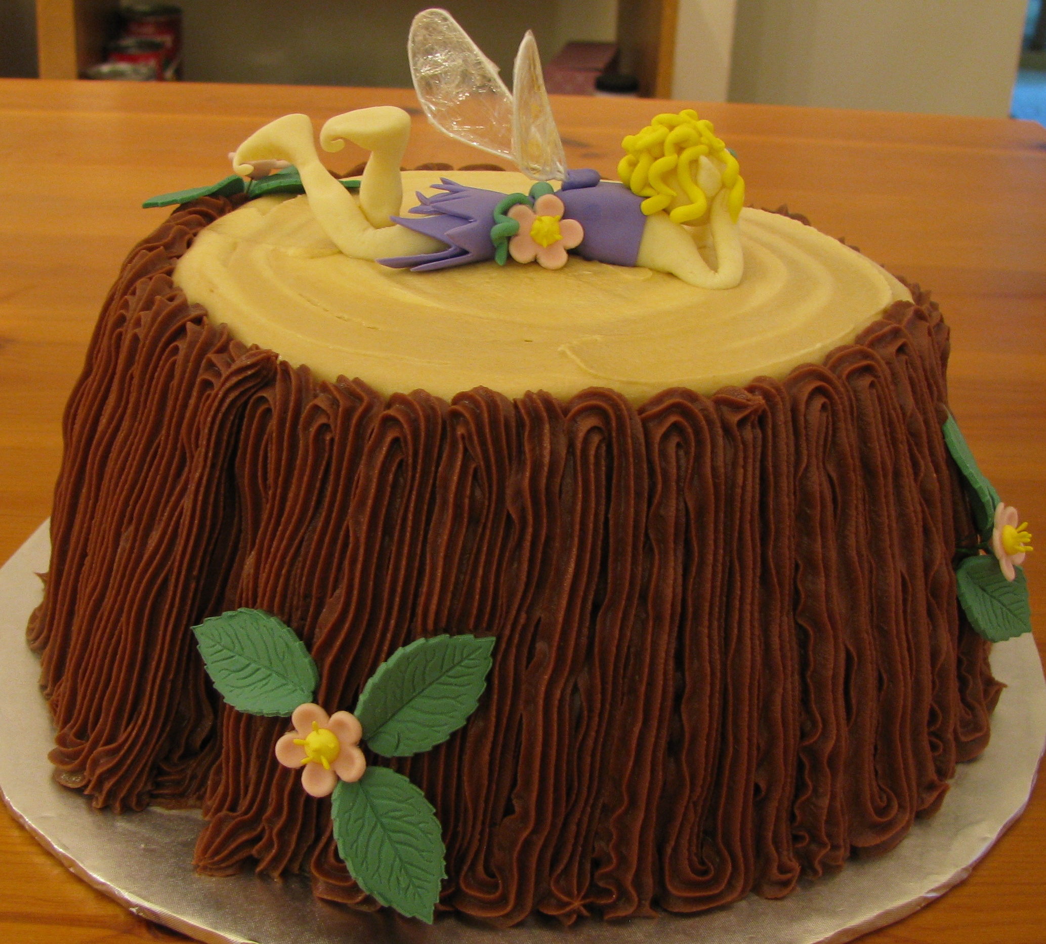 Fairy on a Tree Stump — full-size photo