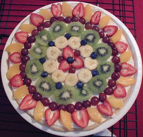 Fruit Pizza — handmade cookies