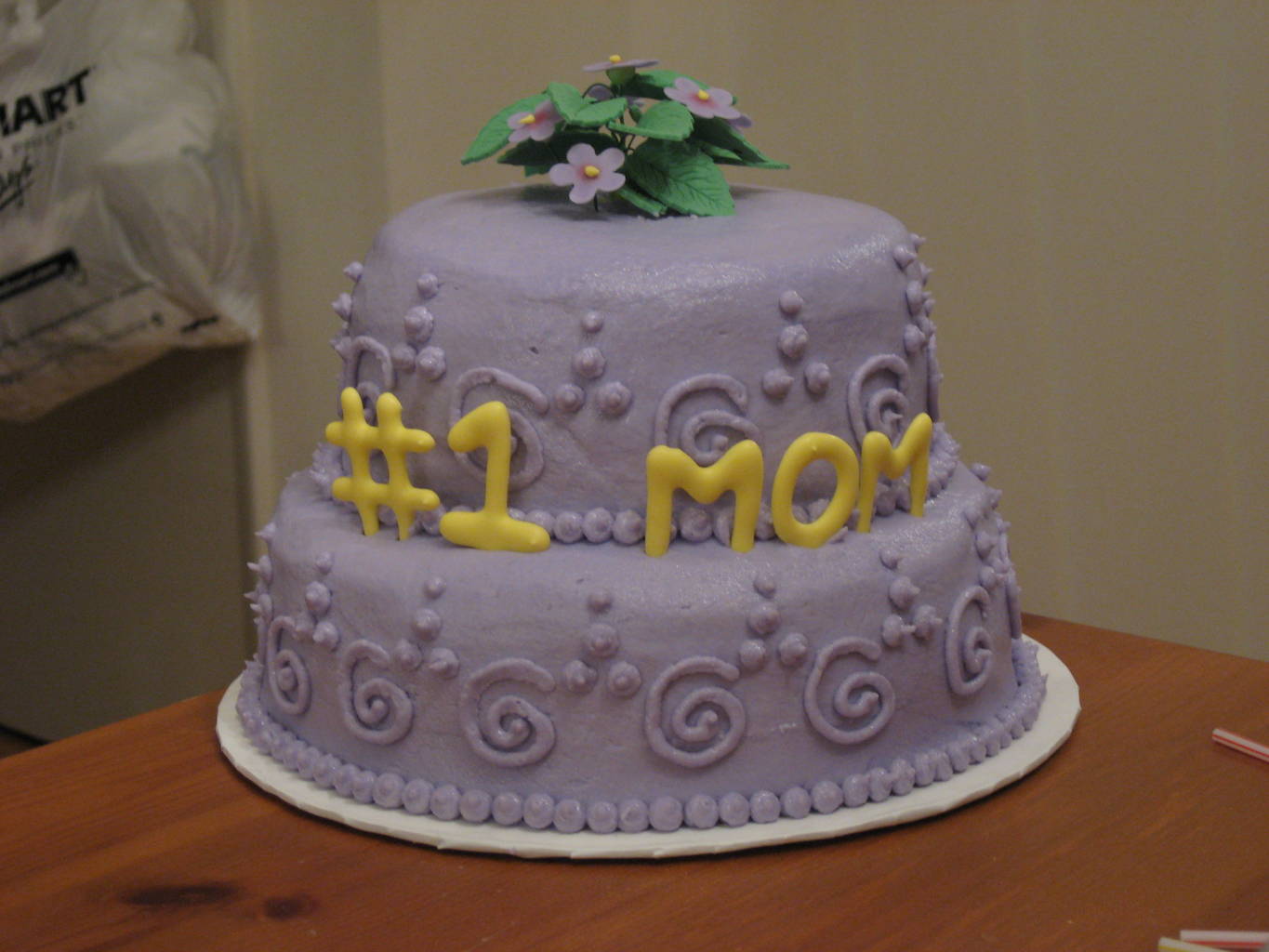 #1 Mom — handmade cakes, floral theme
