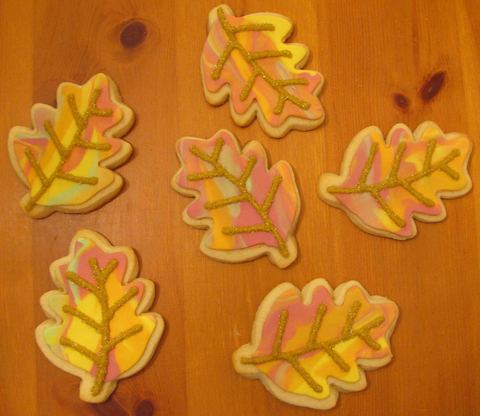 Autumn Leaves — handmade cookies