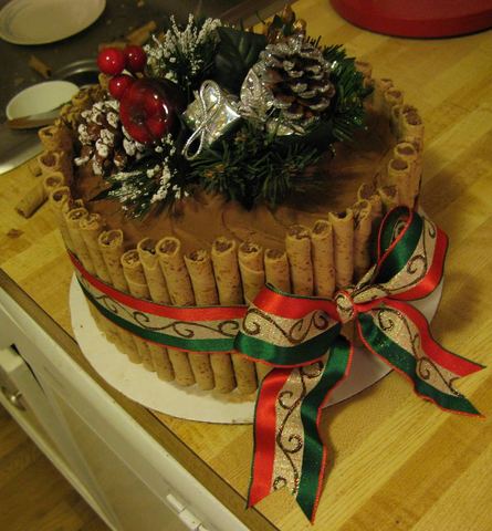 Christmas Cake — handmade cakes