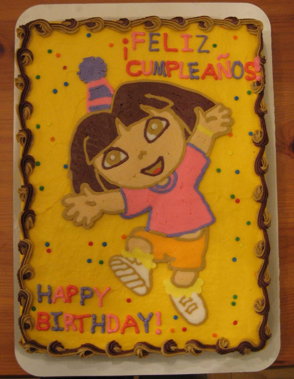 Dora Returns — handmade cakes, birthday theme