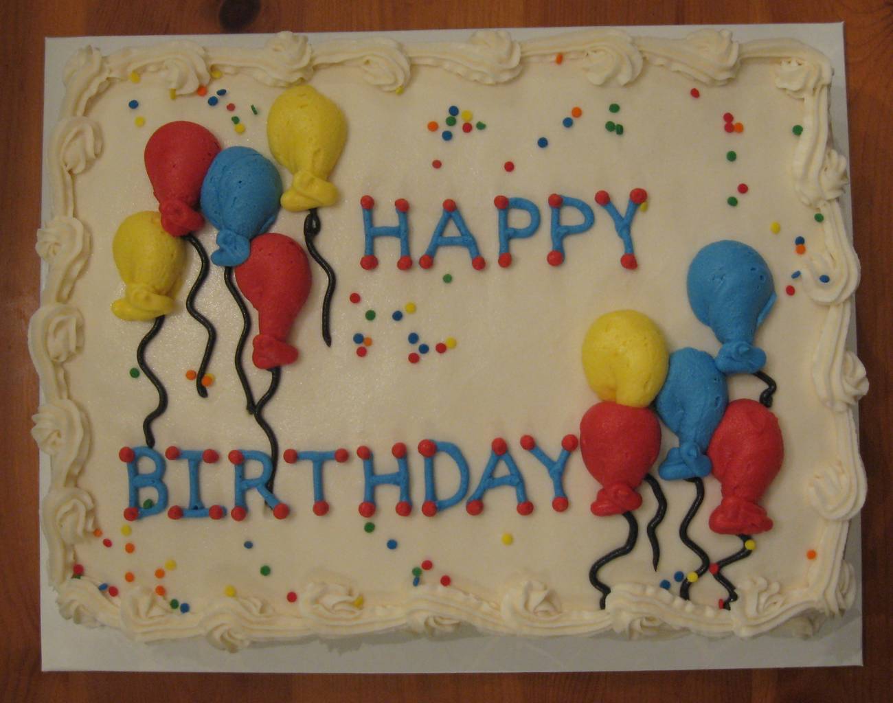 Grocery Store-esque — handmade cakes, birthday theme