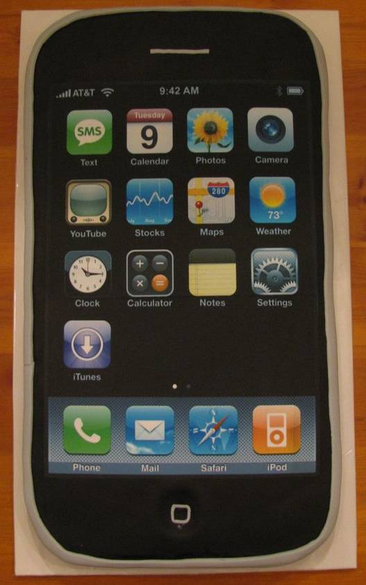iPhone — handmade cakes, 3D theme
