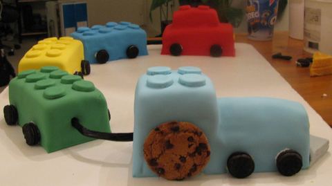 Lego Train — handmade cakes