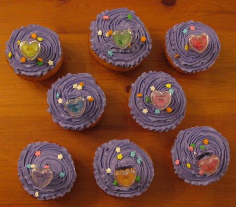 Lip Gloss Cupcakes — handmade cupcakes