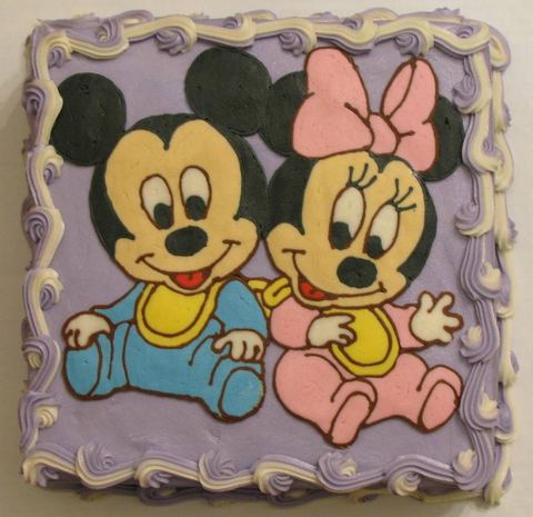 Mickey & Minnie — handmade cakes