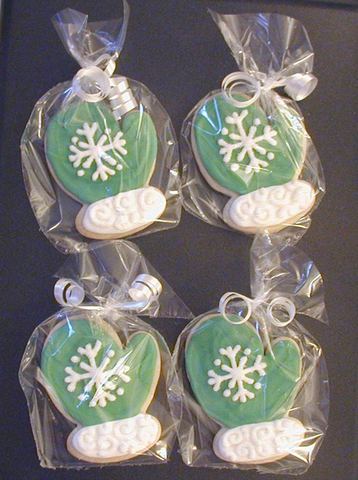 Santa's Mittens — handmade cookies