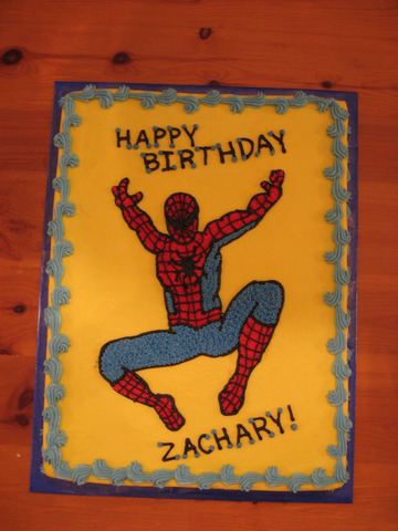 Spiderman — handmade cakes