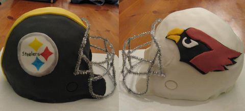 Super Bowl XLIII — handmade cakes