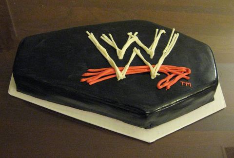 WWE Coffin Match — handmade cakes