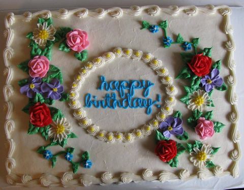 Flowers & Bright Colors — handmade cakes