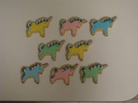 Unicorns — handmade cookies