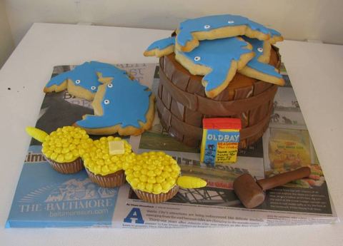 MD Blue Crabs — handmade cakes
