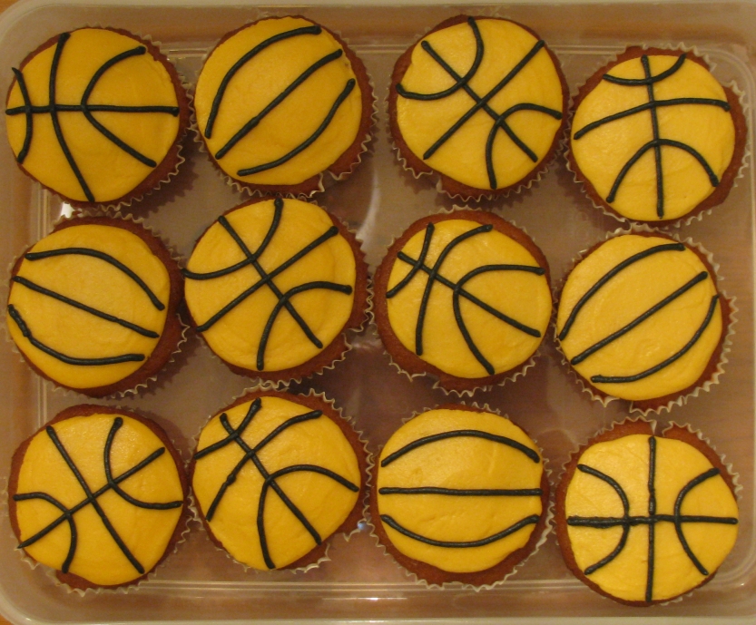 Basketball Cupcakes — full-size photo