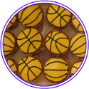 Basketball Cupcakes