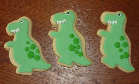 T-Rexs — handmade cookies