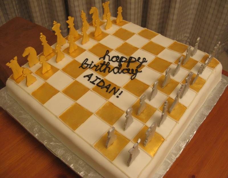 Chess — handmade cakes, 3D theme