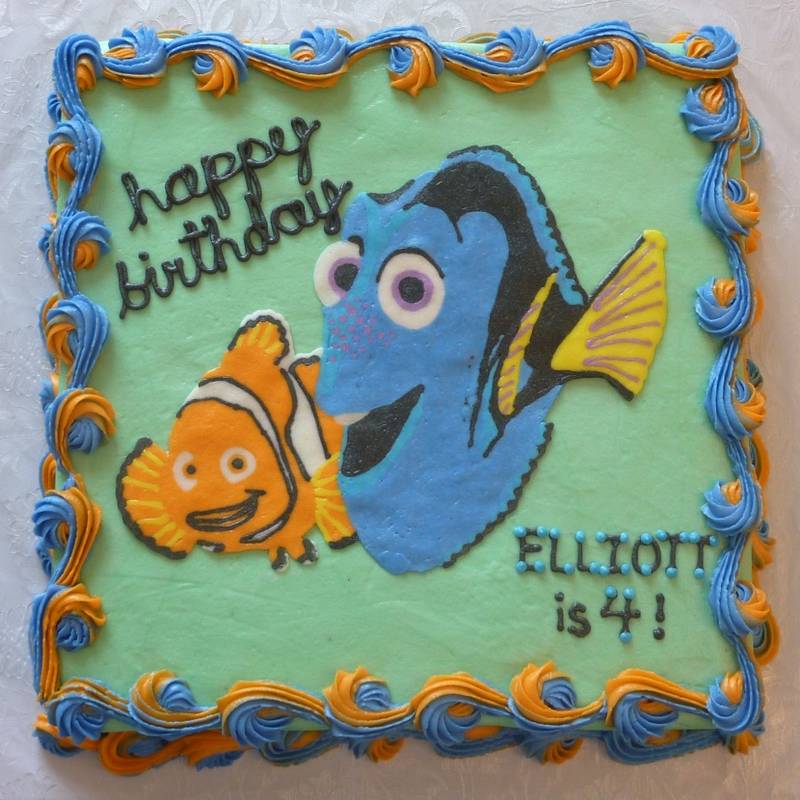 Finding Nemo — handmade cakes, birthday theme