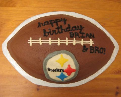 Steelers Football — handmade cakes
