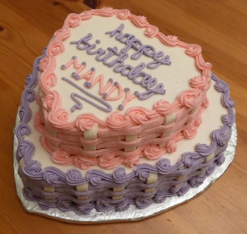 Stack of Hearts — handmade cakes, birthday theme