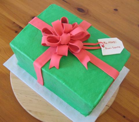 Christmas Present — handmade cakes