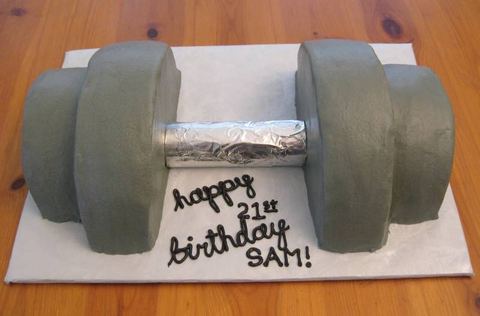 Barbell — handmade cakes
