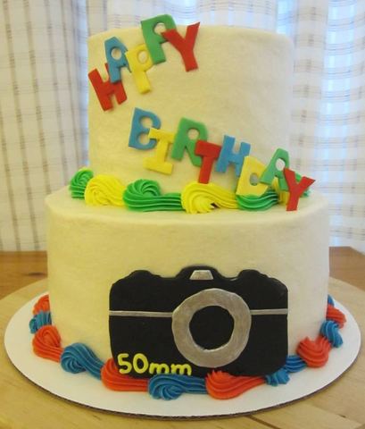 50th Birthday — handmade cakes