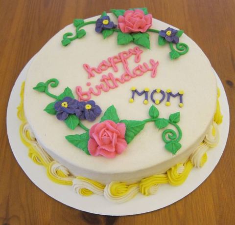 Flowers for Mom — handmade cakes