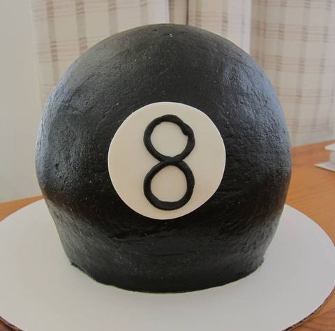 Magic 8 Ball — handmade cakes
