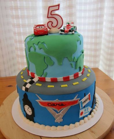 Cars 2 — handmade cakes