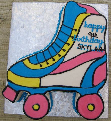 Roller Disco Skate — handmade cakes