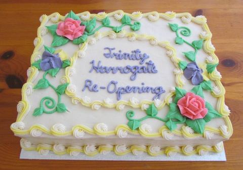 Trinity Harrogate Re-Opening — handmade cakes