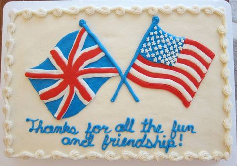 Farewell US/UK — handmade cakes